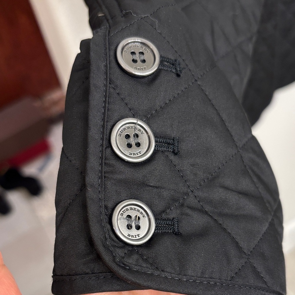 💝 🍀 Burberry ❤️🍀 Black Quilted Jacket - Picture 2 of 15